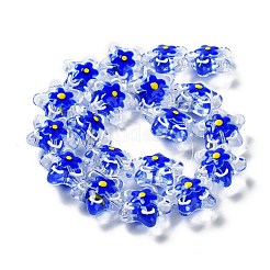 Прозрачные стеклянные бусины LAMP-H065-02F