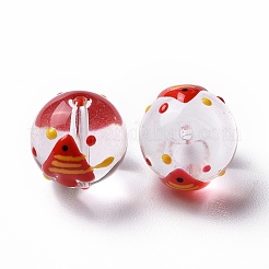 Прозрачные стеклянные бусины&nbsp;LAMP-B021-03A-08