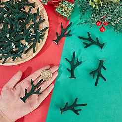 40шт. бархатная ветка снеговика из рогов оленя&nbsp;DOLL-GF0001-07