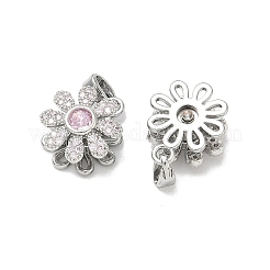 Вращающиеся подвески из латуни с микропаве и кубическим цирконием&nbsp;KK-A287-01P