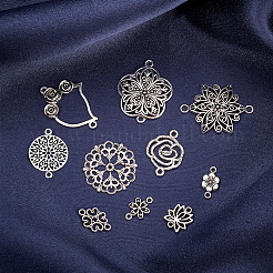 60 pz 10 connettori in lega di stile&nbsp;PALLOY-SC0003-87