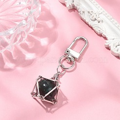 Латунный плетеный мешочек для макраме KEYC-TA00021-01