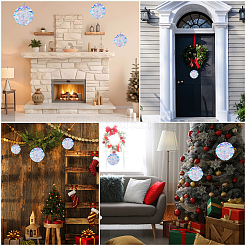 3 шт. 3 стиля пластиковых круглых подвесных украшений&nbsp;DIY-GF0011-71