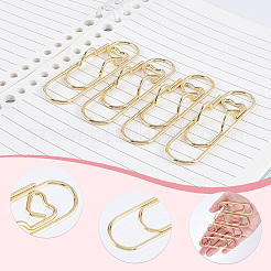208 pince à stylo en acier au carbone pour carnet de notes et scrapbooking&nbsp;FIND-SP0003-01G