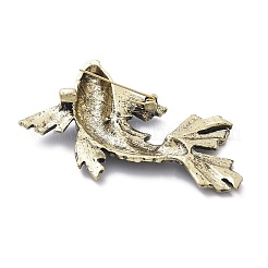 Эмалевые булавки в виде золотой рыбки&nbsp;LS-JEWB-E041-01AB-02