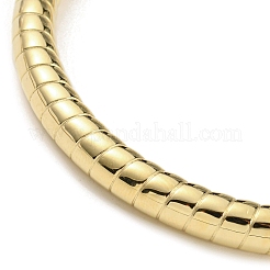 Браслеты из нержавеющей стали 304 с рифлением BJEW-G686-04G