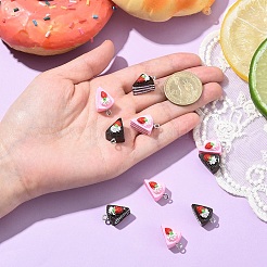 10 шт. 2 подвески из непрозрачной смолы&nbsp;RESI-YW0004-75