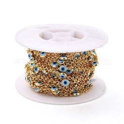 Латунные цепочки Роло ручной работы CHC-C020-02G-NR