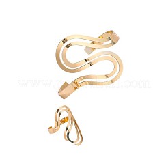 S-образные браслеты-манжеты из сплава и наборы колец&nbsp;FS-WG5B779-01