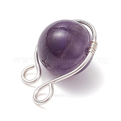 Круглые подвески из натурального зеленого авантюрина&nbsp;PALLOY-JF03609-02