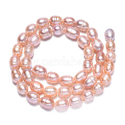 Нити из натурального культивированного пресноводного жемчуга PEAR-N012-06H