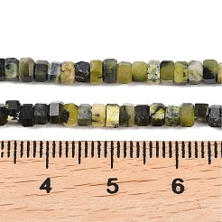 Бусы из натуральной желтой бирюзы (яшмы)&nbsp;G-G345-C10-2x4mm