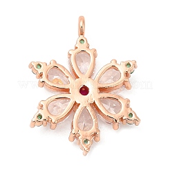 Подвески из кубического циркония с покрытием из латуни KK-R150-14