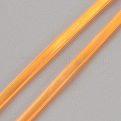 フラット PVC レーザー コード  環境に優しい  オレンジ  3mm  約27.34ヤード（25m）/ロール&nbsp;PVC-TAC0816-001A