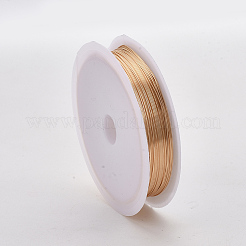 Fil de bijoux en cuivre rond&nbsp;CWIR-Q006-0.6mm-KC