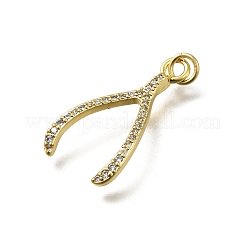 Латунные микро проложить кубического циркония подвески&nbsp;KK-C090-08A-G