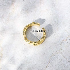 Случайные стили регулируемые латунные манжеты кольца BB5728