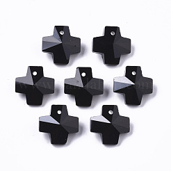 Прозрачные стеклянные амулеты GLAA-Q081-C-M