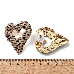 Серьги сплава EJEW-P307-01G-A