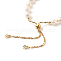 Pulseras redondas de perlas naturales&nbsp;BJEW-JB06260-04
