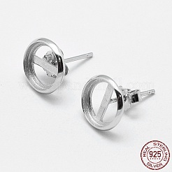 925 aretes de plata foenituras de plata esterlina&nbsp;STER-F032-01S