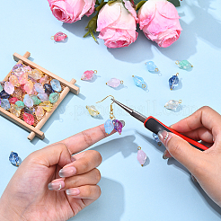 10шт стеклянные подвески PALLOY-YW00060-01