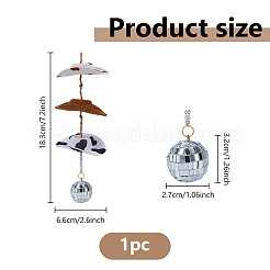 Украшения в виде ковбойской шляпы из ева&nbsp;HJEW-WH0001-35