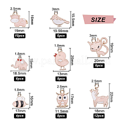 Подвески из эмали и сплава&nbsp;ENAM-BC0001-03