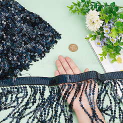 10 Yard Polyester-Quasten-Spitzenband&nbsp;DIY-WH0430-569D