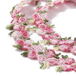 Лента с цветочной отделкой из полиэстера&nbsp;OCOR-XCP0001-41