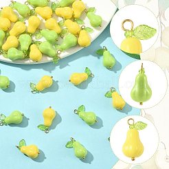 36 шт. двухцветные акриловые подвески в виде тыквы&nbsp;PALLOY-FS00068