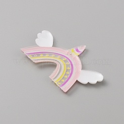 ПВХ пластиката кабошонов&nbsp;SIL-WH0019-15H