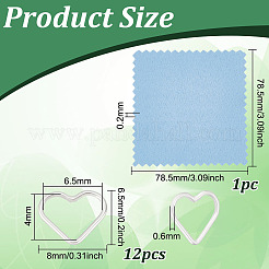 12 шт. 925 соединительных кольца из стерлингового серебра&nbsp;FIND-BC0005-05