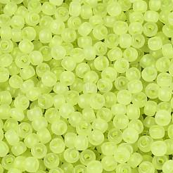 6/0 transparente Innenfarben Glas Saatperlen&nbsp;SEED-N008-08U