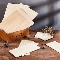 12 шт. 4-х видов шпона из липы DIY-OC0009-19