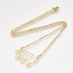 201 подвеска из нержавеющей стали&nbsp;LS-NJEW-T009-JN083-2-40