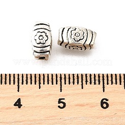 Сплавочные овальные бусины тибетского стиля  TIBE-L008-48AS