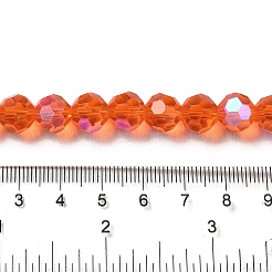 Гальванизируйте прозрачное стекло бисер нитей EGLA-A035-T10mm-L05