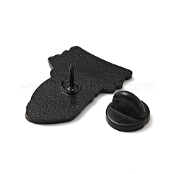Broche en émail tête de mort halloween&nbsp;JEWB-G014-E02