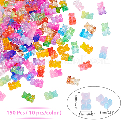 Cabochon in resina 150 pz 15 colori&nbsp;CRES-AR0001-06