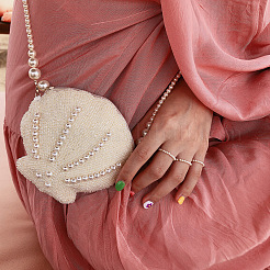 Кольца-растяжки из натурального пресноводного жемчуга для женщин FS-WGC033C-01