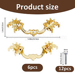 Дверные ручки шкафа из цинкового сплава&nbsp;FIND-WH0173-349G