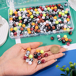 220 шт. 11 стиля 8 шарика из полимерной глины ручной работы&nbsp;CLAY-TA0001-88