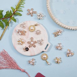 20pcs 10 cabochons en alliage de style&nbsp;FIND-SZ0001-59