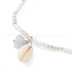 Стеклянные бусины эластичные браслеты для женщин&nbsp;BJEW-JB11638-02