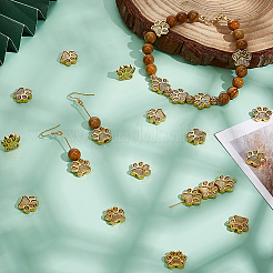 80 шт. бусины из сплава в тибетском стиле&nbsp;TIBEB-PH0005-21AG