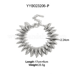 Комплекты браслетов и ожерелий из нержавеющей стали 304 для женщин UD3084-1