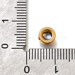 Бусины из нержавеющей стали 304 со стразами&nbsp;STAS-D310-05G-04