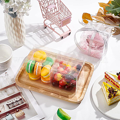 Emballage cadeau en plastique transparent pour animaux de compagnie&nbsp;LS-CON-WH0052-9x9cm