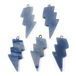 Gefärbte und erhitzte natürliche blaue Aventurin-Anhänger&nbsp;G-N332-53-A05
